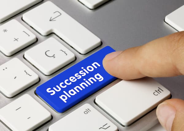 keyboard with succession planning button