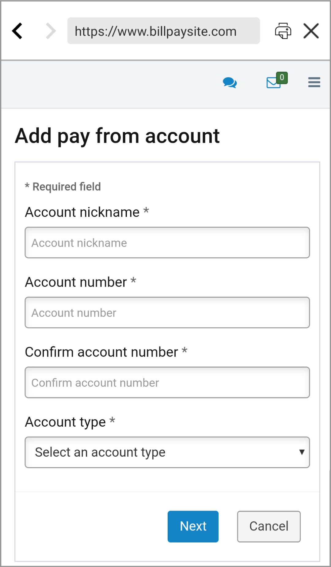 Digital Banking_Bill Pay Information- Step 3