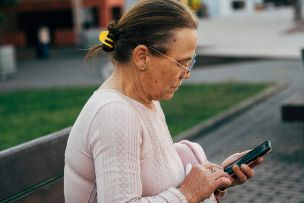 Woman on cell phone