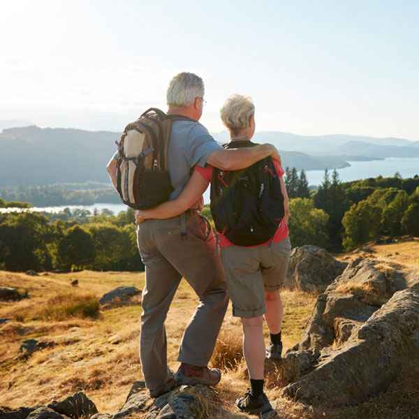 Couple enjoying their retirement.