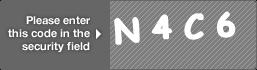 captcha code for visual authentication  letter N number 4 letter C number 6